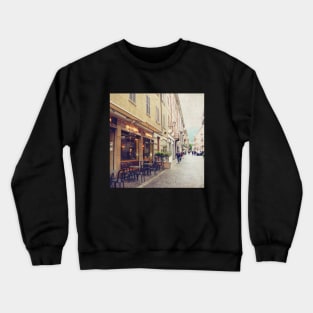 Italy sightseeing trip photography from city scape Milano Bergamo Lecco Crewneck Sweatshirt